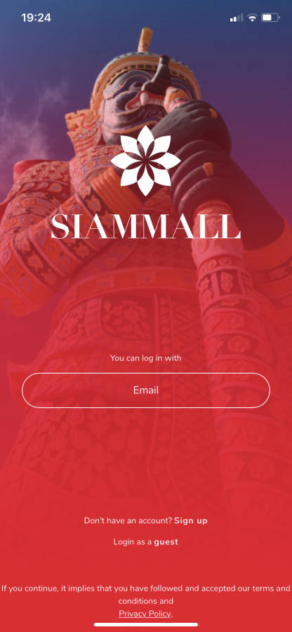 Desarrollo de la App móvil para iOS y Android con Ionic (Siam Mall)
